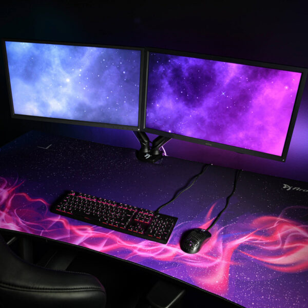 Arozzi Arena -DEEPP-GALAXY computerbureau Zwart, Paars - Afbeelding 5