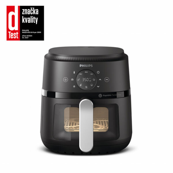 Philips 2000 series NA221/00 Airfryer 2000-serie, 4,2 l (zilver) - Afbeelding 2