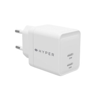 HYPER HJG35EU oplader voor mobiele apparatuur Hoofdtelefoons, Headset, Smartphone, Horloge Wit AC Snel opladen Binnen