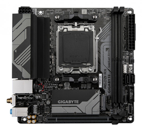 GIGABYTE A620I AX moederbord AMD A620 Socket AM5 mini ITX - Afbeelding 2