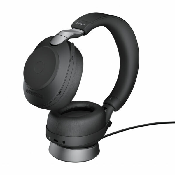 Jabra Evolve2 85 Headset Bedraad en draadloos Hoofdband Kantoor/callcenter USB Type-C Bluetooth Zwart - Afbeelding 2