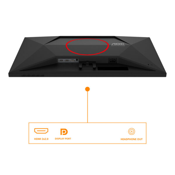 AOC G4 27G4HRE computer monitor 68,6 cm (27") 1920 x 1080 Pixels Full HD LED Zwart, Rood - Afbeelding 15