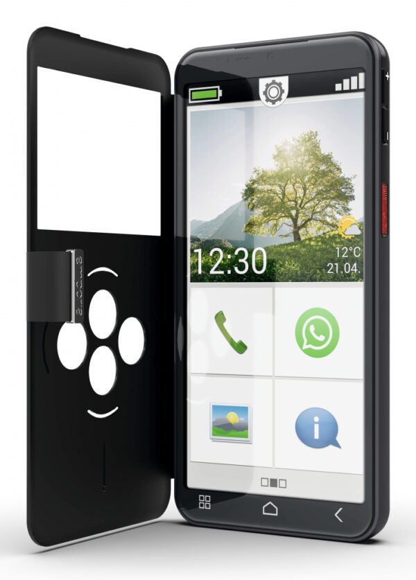 Emporia emporiaSMART.7lite 13,8 cm (5.45") Single SIM Android 15 4G USB Type-C 6 GB 128 GB 3500 mAh Zwart - Afbeelding 6