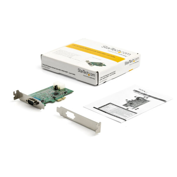 StarTech.com 1-port PCI Express RS232 Serial Adapter Kaart, PCIe RS232 Serial Host Controller Kaart, PCIe naar Serieel DB9, 1695 - Afbeelding 6