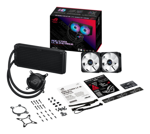 ASUS ROG Strix LC III 240 ARGB Processor Kit voor vloeistofkoeling 12 cm Zwart - Afbeelding 8