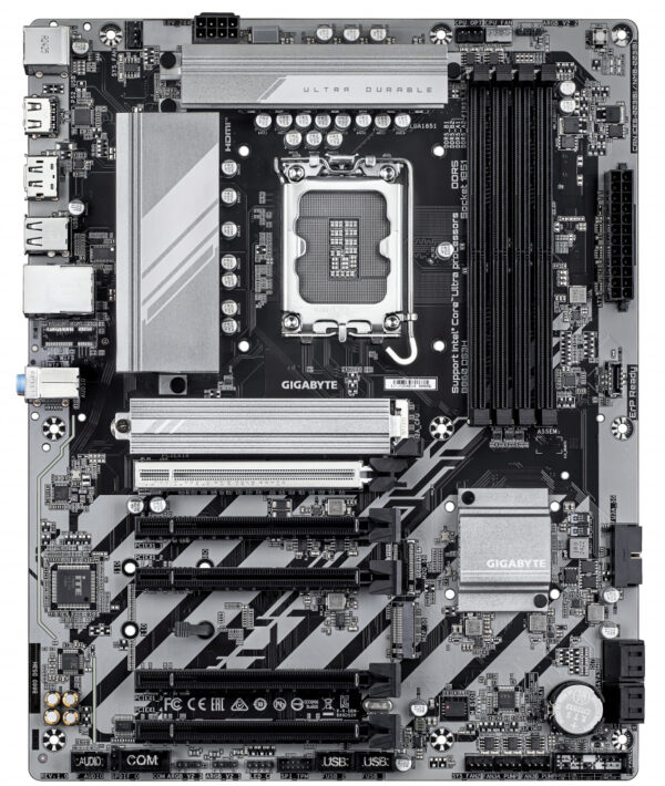 GIGABYTE B860 DS3H moederbord Intel B860 LGA 1851 (Socket V1) ATX - Afbeelding 2