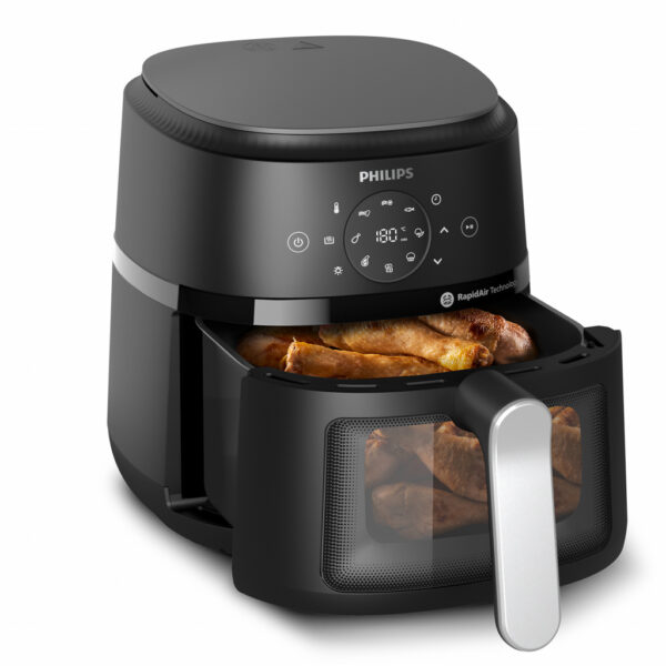 Philips 2000 series NA221/00 Airfryer 2000-serie, 4,2 l (zilver) - Afbeelding 4