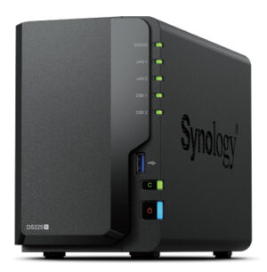 Synology DS225+ 2 Bay NAS Desktop Intel® Celeron® J4125 2 GB DDR4 Synology DSM Zwart