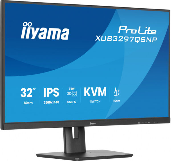 iiyama ProLite XUB3297QSNP-B1 computer monitor 81,3 cm (32") 2560 x 1440 Pixels 4K Ultra HD LED Zwart - Afbeelding 11