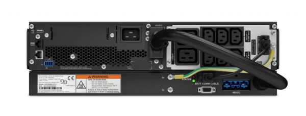 APC Smart-UPS Li-Ion SRTL3000RMXLI-NC Noodstroomvoeding - 3000VA, 6x C13 & 2x C19, USB, rack/tower convertible, NMC - Afbeelding 4