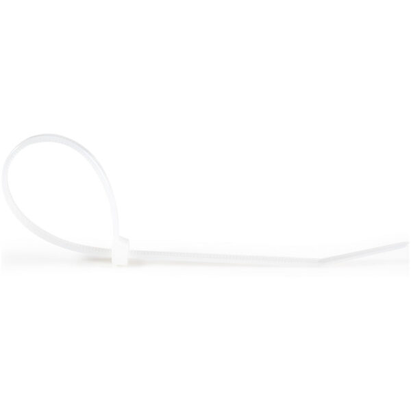 StarTech.com 25 cm Witte Kabelbinders 4 mm Breed, 68 mm Bundeldiameter, 22 kg Treksterkte Zelfsluitende Snelbinders uit Nylon m - Afbeelding 4