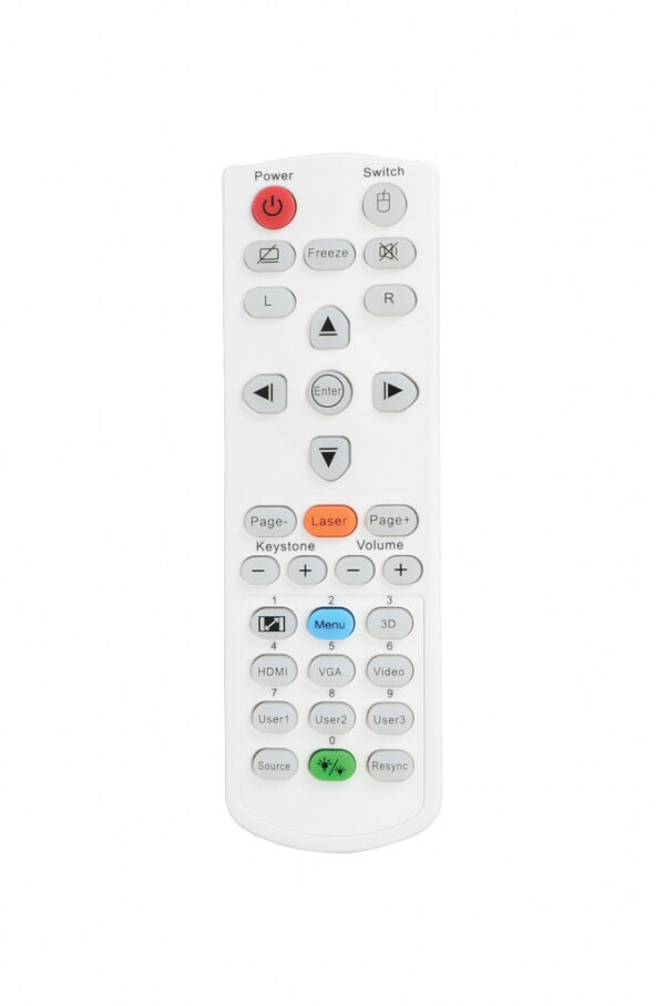 Optoma 45.72701G001 afstandsbediening RF Draadloos Projector Drukknopen