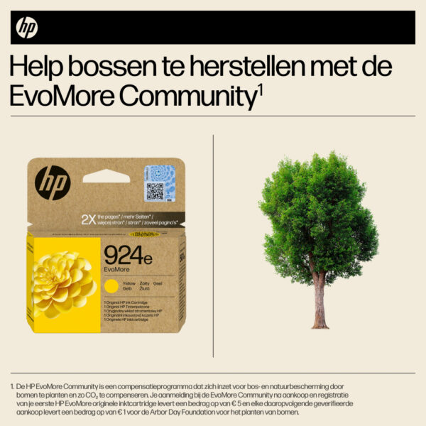 HP 924e EvoMore originele gele inktcartridge - Afbeelding 3