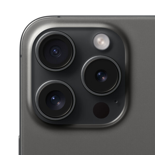Apple iPhone 15 Pro 15,5 cm (6.1") Dual SIM iOS 17 5G USB Type-C 128 GB Titanium, Zwart - Afbeelding 2
