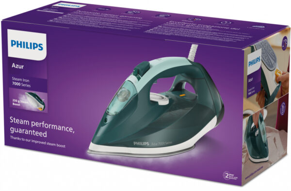 Philips 7000 series DST7031/70 HV-stoomstrijkijzer opaalgroen/mint uit de 7000-serie - Afbeelding 3