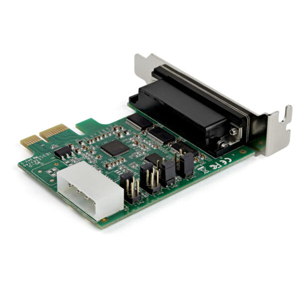 StarTech.com 4 Port PCI Express RS232 Seriële Kaart, PCIe RS232 Serial Host Controller Kaart, PCIe naar Serial DB9 Adapter Kaart - Afbeelding 3
