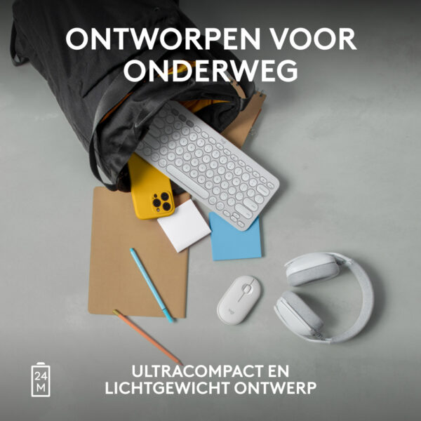 Logitech 910-007013 muis Reizen Ambidextrous RF-draadloos + Bluetooth Optisch 4000 DPI - Afbeelding 7