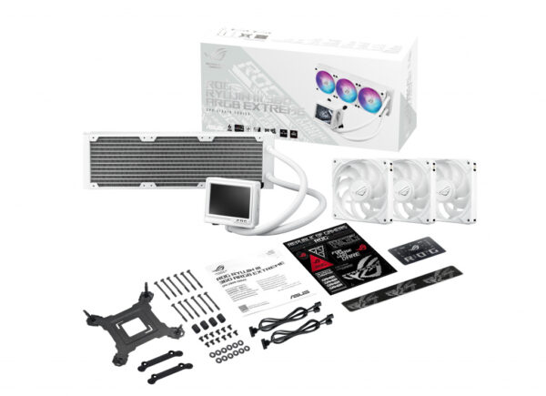 ASUS ROG RYUJIN III 360 ARGB EXTREME WHT Processor Alles-in-één vloeistofkoeler 12 cm Wit 1 stuk(s) - Afbeelding 18
