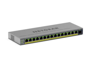 NETGEAR GS116EP Managed L2/L3 Gigabit Ethernet (10/100/1000) Power over Ethernet (PoE) Grijs