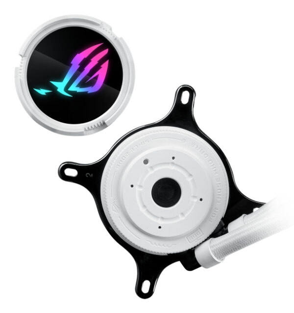 ASUS ROG Strix LC III 240 ARGB White Edition Processor Kit voor vloeistofkoeling 12 cm Wit - Afbeelding 4