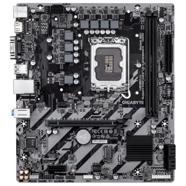 GIGABYTE H810M H moederbord Intel H810 LGA 1851 (Socket V1) micro ATX - Afbeelding 2
