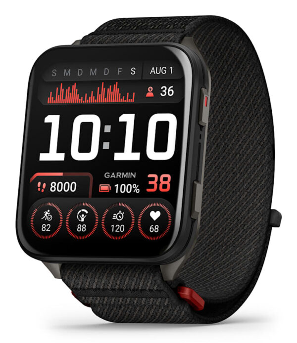 Garmin Venu X1 5,08 cm (2") AMOLED Digitaal 448 x 486 Pixels Touchscreen Zwart Wifi GPS