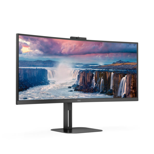 AOC V5 CU34V5CW LED display 86,4 cm (34") 3440 x 1440 Pixels Wide Quad HD Zwart - Afbeelding 5