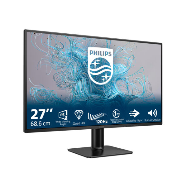 Philips 2000 series 27E2N2500/00 computer monitor 68,6 cm (27") 2560 x 1440 Pixels Quad HD LCD Zwart