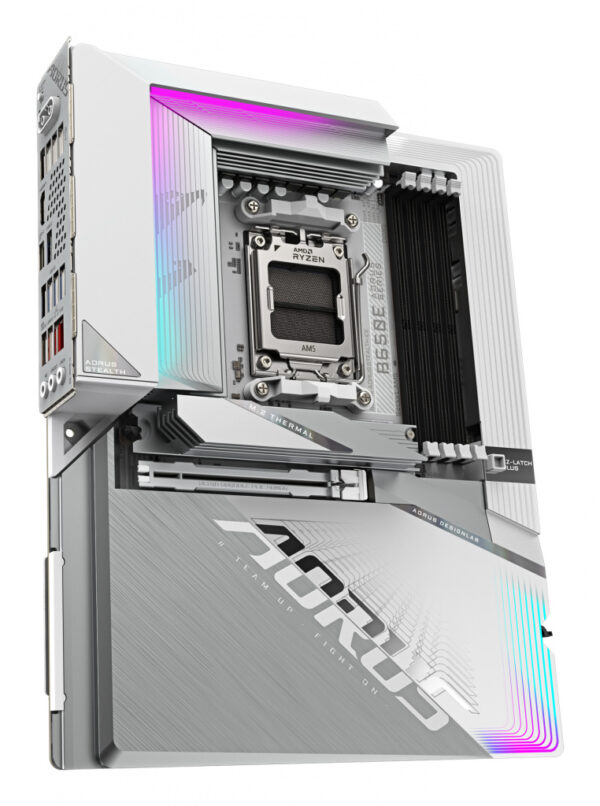 GIGABYTE B650E AORUS STEALTH ICE moederbord AMD B650 Socket AM5 ATX - Afbeelding 3