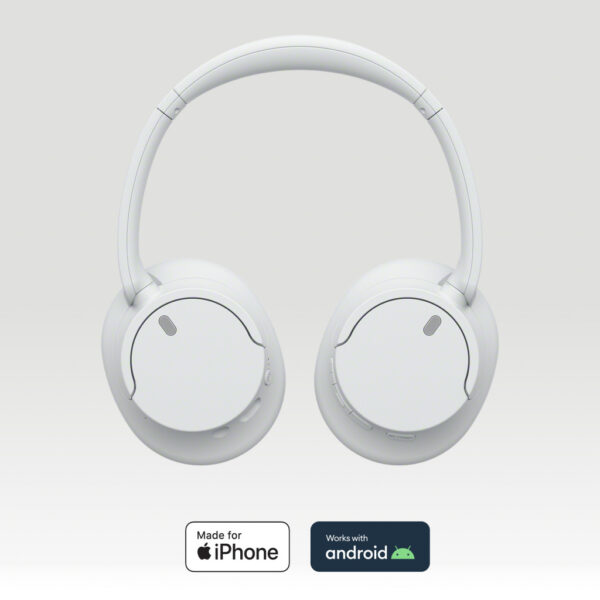 Sony WH-CH720 Headset Bedraad en draadloos Hoofdband Oproepen/muziek USB Type-C Bluetooth Wit - Afbeelding 3