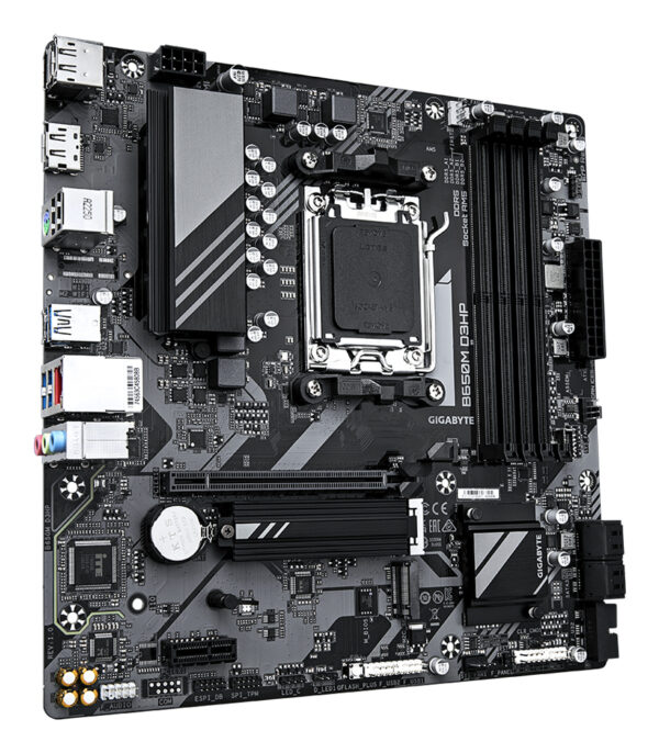 GIGABYTE B650M D3HP moederbord AMD B650 Socket AM5 micro ATX - Afbeelding 2