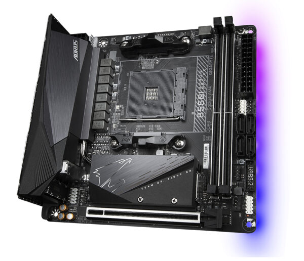 GIGABYTE B550I AORUS PRO AX moederbord AMD B550 Socket AM4 mini ITX - Afbeelding 4