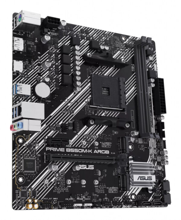 ASUS PRIME B550M-K ARGB AMD B550 Socket AM4 micro ATX - Afbeelding 4