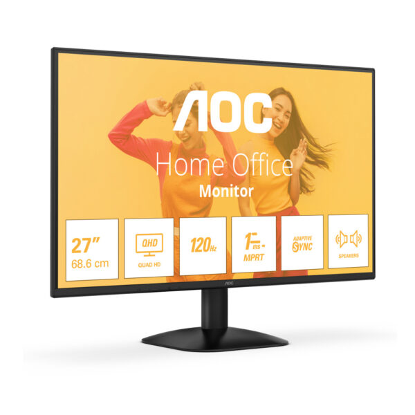 AOC B3 Q27B35S3 computer monitor 68,6 cm (27") 2560 x 1440 Pixels Quad HD LED Zwart - Afbeelding 9