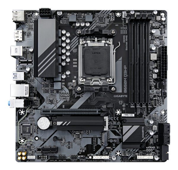 GIGABYTE B650M D3HP moederbord AMD B650 Socket AM5 micro ATX - Afbeelding 3