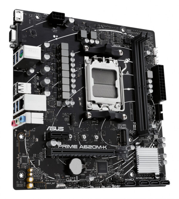 ASUS PRIME A620M-K AMD A620 Socket AM5 micro ATX - Afbeelding 4