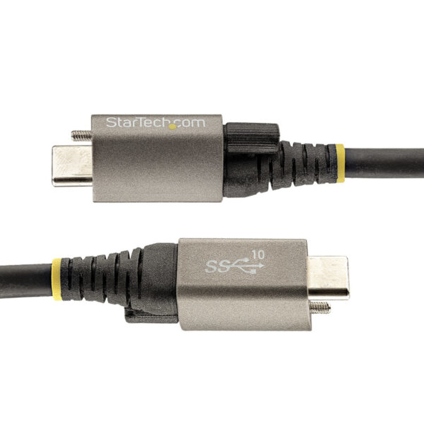 StarTech.com 1m USB-C Kabel, Vergrendelbaar met Topschroef, USB 10Gbps, 100W (5A) Power Delivery, 8K 60Hz / 4K 144Hz DP Alt Mode - Afbeelding 5