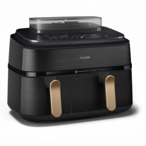 Philips 5000 series NA552/00 friteuse Dubbel 9 l Vrijstaand 2750 W Heteluchtfriteuse Zwart