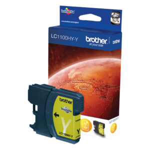 Brother LC1100HYY inktcartridge 1 stuk(s) Origineel Hoog (XL) rendement Geel