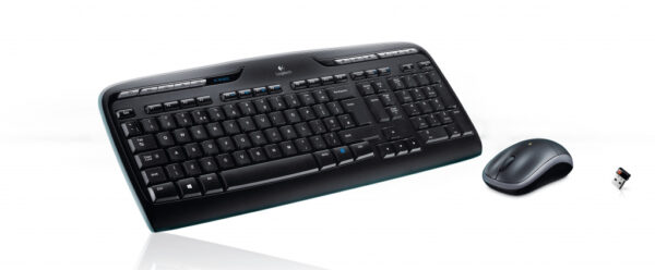 Logitech Wireless Combo MK330 toetsenbord Inclusief muis Kantoor USB QWERTY US International Zwart - Afbeelding 2