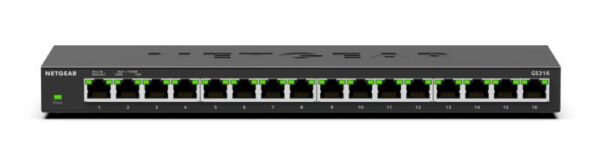 NETGEAR GS316 Unmanaged L2 Gigabit Ethernet (10/100/1000) Zwart - Afbeelding 2