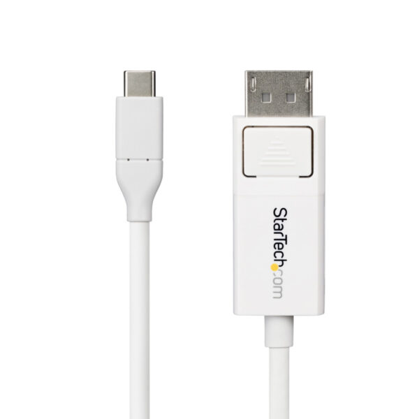 StarTech.com 2m USB-C naar DisplayPort 1.2 Kabel 4K 60Hz, Bidirectionele DP naar USB-C / USB-C naar DP Omkeerbare Adapter Kabel, - Afbeelding 4