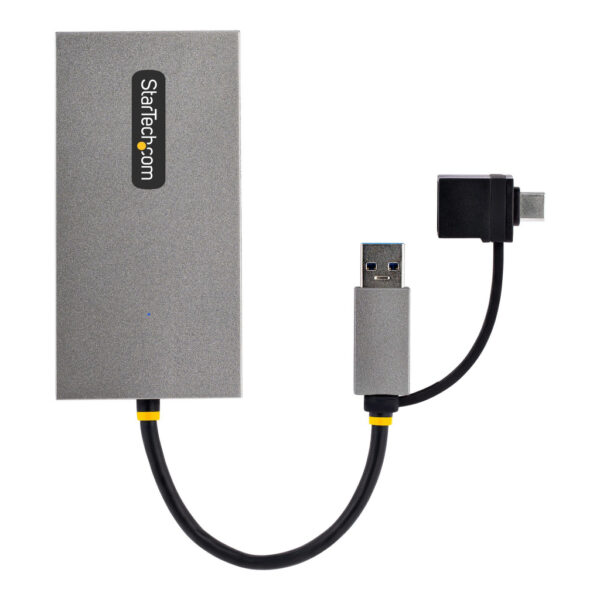 StarTech.com USB naar HDMI Adapter, USB 3.0 naar Dual HDMI Converter, USB A/C naar 2x HDMI Schermen (1x 4K30Hz, 1x 1080p), Geïnt - Afbeelding 5