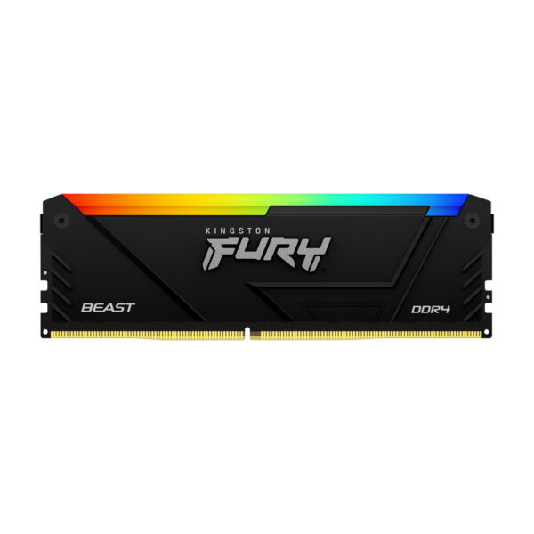 Kingston Technology FURY Beast 32GB 3200MT/s DDR4 CL16 DIMM (Sets van 2) 1Gx8 RGB - Afbeelding 2