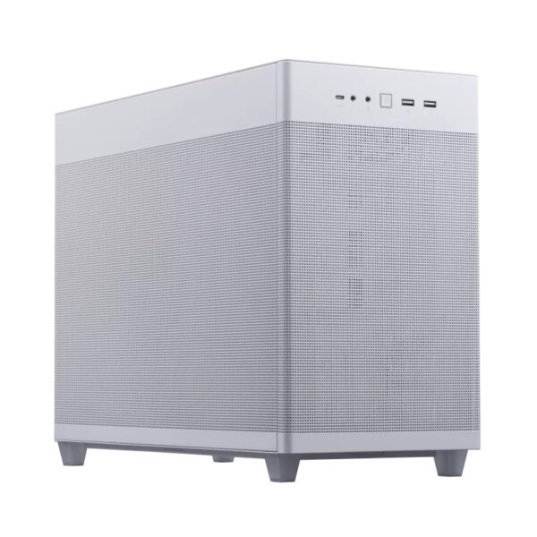 ASUS PRIME AP201 CASE TG WHITE Mini Tower Wit - Afbeelding 3