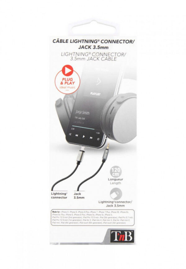 T'nB CBLJACK35 Lightning-kabel - Afbeelding 4