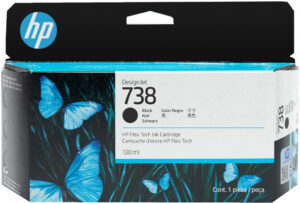 HP 738 130 ml zwarte inktcartridge voor DesignJet