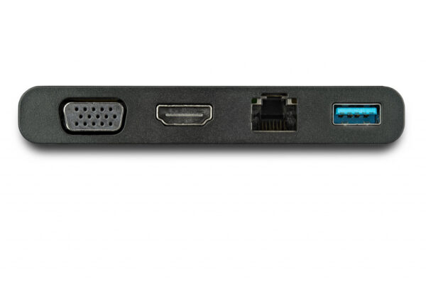 StarTech.com USB C-Multiport Adapter Hub met HDMI, VGA, Gigabit Ethernet & USB 3.0 - USB-C naar 4K HDMI of 1080p VGA Mini Dockin - Afbeelding 3