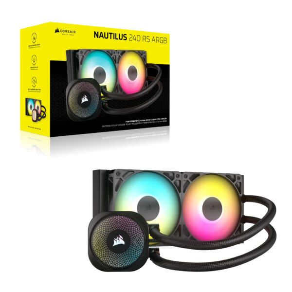 Corsair Nautilus 240 RS ARGB Liquid Processor Alles-in-één vloeistofkoeler Zwart 1 stuk(s) - Afbeelding 2