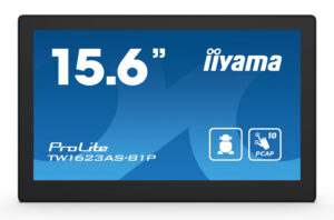iiyama TW1623AS-B1P beeldkrant Interactief flatscreen 39,6 cm (15.6") Wifi 450 cd/m² Double Full HD Zwart Touchscreen Type proce